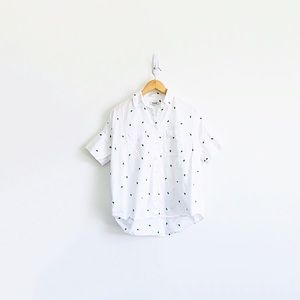 Madewell Embroidered Cactus Courier Shirt